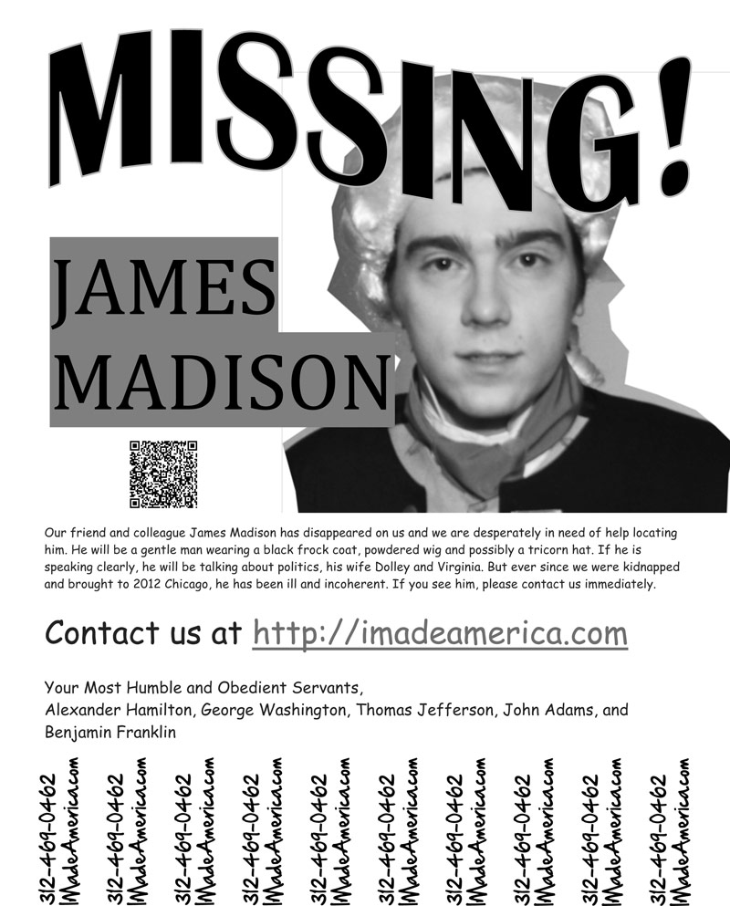 James Madison Missing Flyer