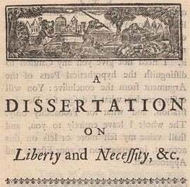 Dissertation on liberty and necessity benjamin franklin